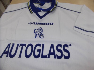 Chelsea FC 1997 1998 Large S/S Football Shirt Home Jersey LONDON