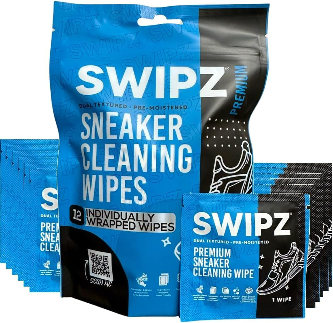 Instant White Shoe & Sneaker Cleaner Wipes with Eraser Kit
