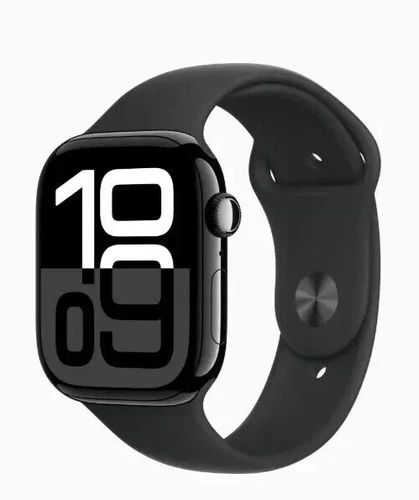 Apple Watch Series 10 - 46mm - Aluminum - Jet Black - GPS + Cellular - Very Good