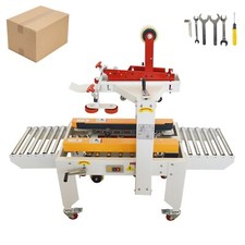 110V Automatic Left-and-Right Drive Carton Box Sealer Belt Sealing Machine