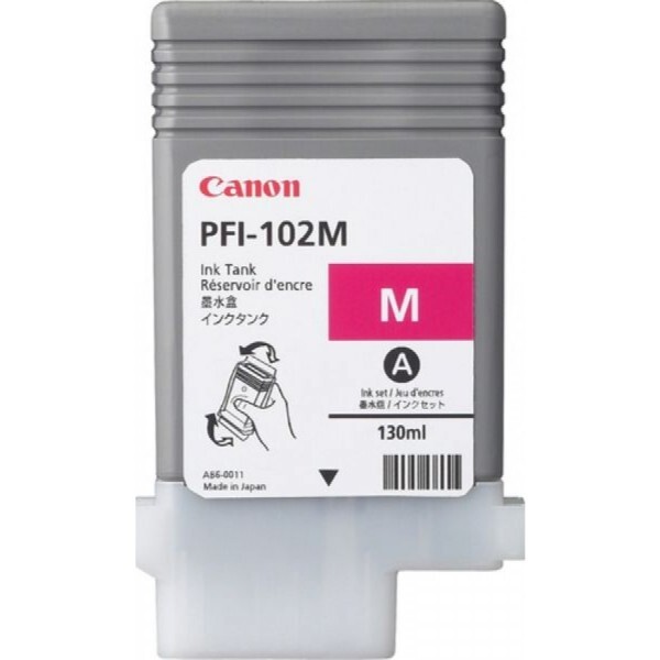 CARTUCCIA PFI-102M MAGENTA COMPATIBILE PER CANON IPF500 IPF600 IPF700 LP17 LP24
