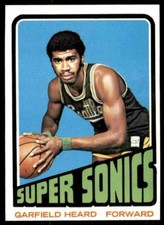 1972-73 Nm-Super Nice-Make Offer Garfield Heard 22 Seattle Super Sonics #98