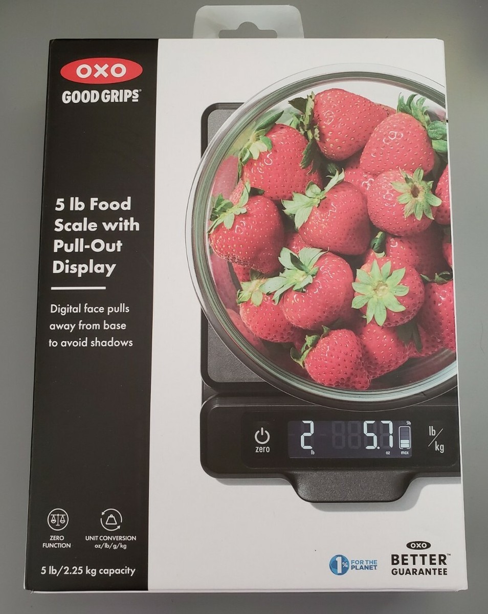 OXO Good Grips lb Food Scale w/ Pull-Out Display Kitchen Pantry