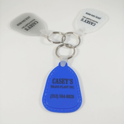 Casey's Trans-Plant Inc. Advertising Keychain Key Ring Tacoma Washington