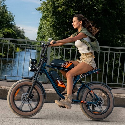 Electric Bicycles 1200W 52V Ebike E-Mountain Bike Dual battery 31.2AH Long life