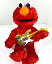 Sesame Street Rock Rhyme Singing Talking Guitar Elmo 13" Animated Plush 2020