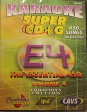  CHARTBUSTER ESSENTIAL SUPER CD+G Vol-4 450 Tracks Playable on CAVS System or PC