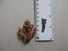 British Connaught Rangers Cap Badge K/C WB
