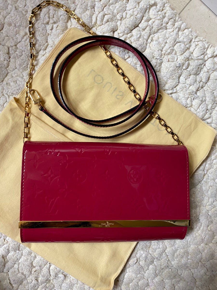 Louis Vuitton Amarante Monogram Vernis Chain Bag