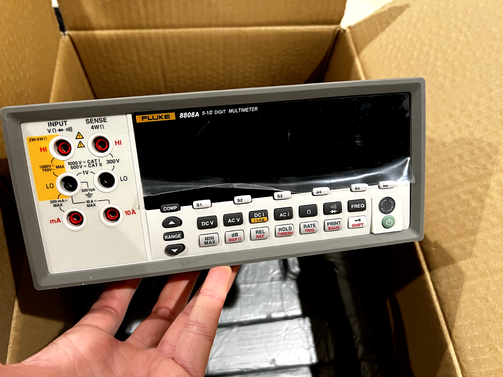 Image of Fluke 8808A multimeter on Best Buy website