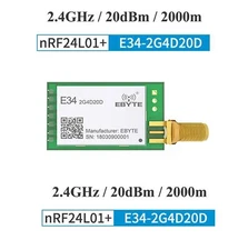 2.4GHz E34-2G4D20D Full Duplex 20dBm UART 2.4G Wireless Transmitter and Receiver