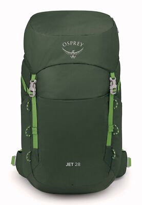 Osprey Jet 28 Rucksack Rucksack Green Canopy dunkelgrün neongrün Neu