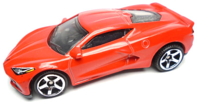 2022 MATCHBOX 2020 CHEVY CORVETTE RED 1:64 DIECAST 2 3/4'' CAR WITH SILVER RIMS