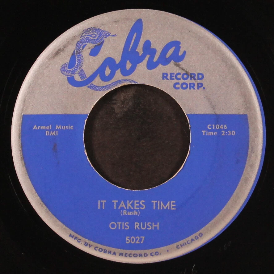 OTIS RUSH: checking on my baby / it takes time COBRA 7" Single 45 RPM - Image 2 of 2