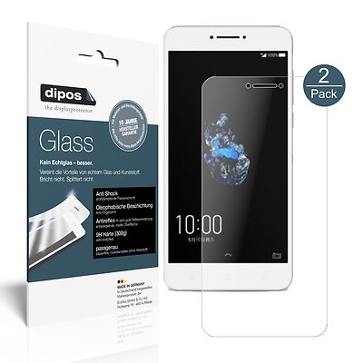 2x Schutzfolie für Coolpad Cool Play 6 matt - Anti-Shock 9H Folie dipos Glass