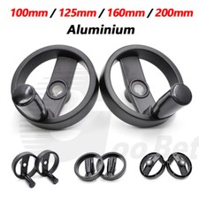 Lathe Machine Hand Wheel Aluminium Hand Crank Handle Foldable 100/125/160/200mm