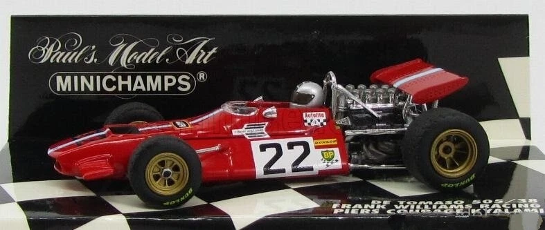 Minichamps 400700022 De Tomaso 505/38 Kyalami GP 1970 Piers Courage 1/43 - Immagine 2 di 2