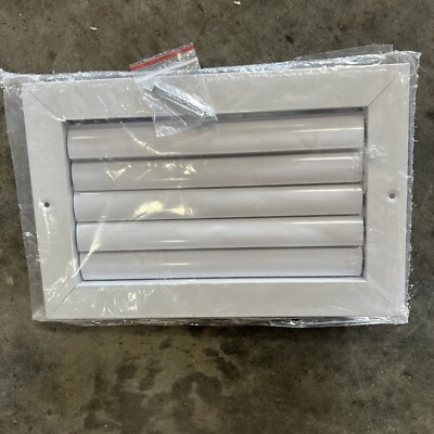 Air 360 Air Duct Register Vent Cover 1-Way for Ceiling and Wall 10'' x 6''