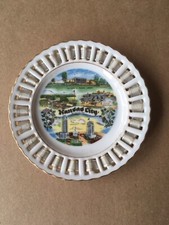 Vintage KANSAS CITY, MO Souvenir Wall Plate, Truman Library, G NOV. CO Japan