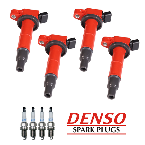 Energy Ignition Coil & Denso Platinum Spark Plug for 20012008 Toyota