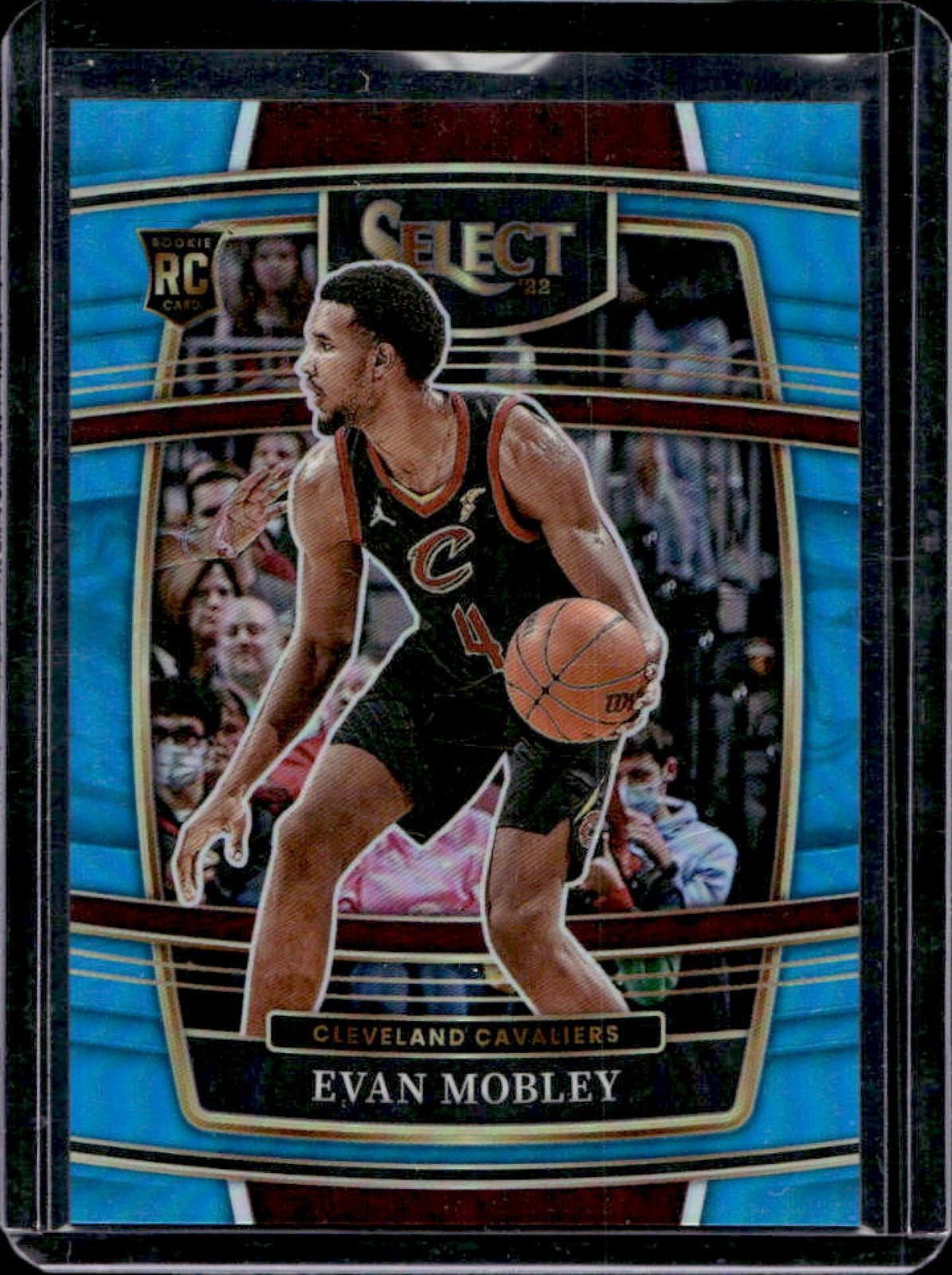 2021-22 Select Evan Mobley RC Light Blue Prizm Concourse #89/299 Cavaliers