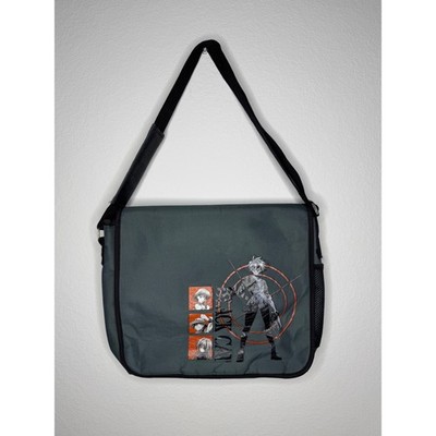 Black Cat Anime Messenger Bag 2005 Train Heartnet Funimation Gray Crossbody