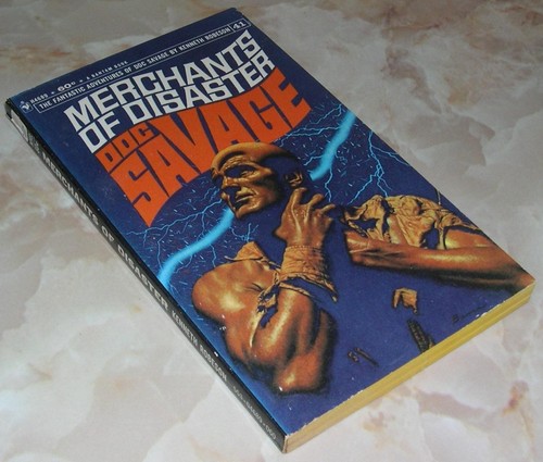 DOC SAVAGE #41, Merchants of Disaster by Kenneth Robeson (1st printing, 1969)
