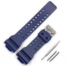 Waterproof Resin Watch Strap for G-Shock GA-110GB GA-100 Replacement Watchband f