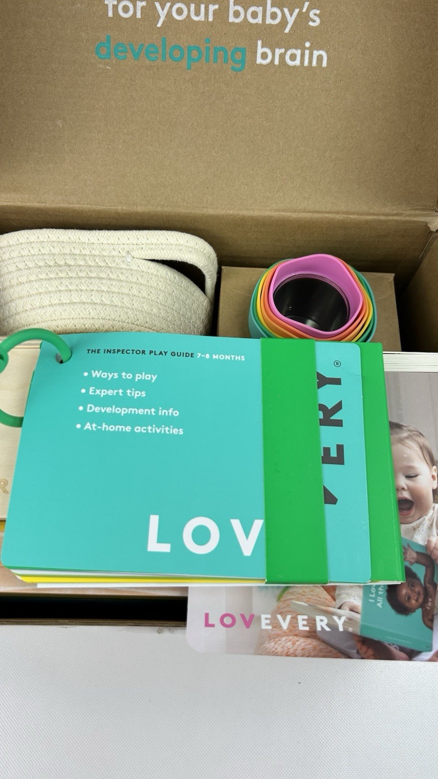 Lovevery The Inspector Play Kit for 7-8 months - New Open Box complete kit