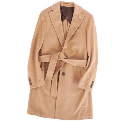 Lardini Coat Chester Long Plain Wool Outerwear Men's 46 (equivalent) Used MOLO-0