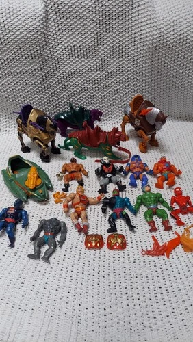 Vintage 80s He-Man Masters Of The Universe MOTU Beater Lot Of 15+ Figures