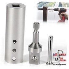 Trailer Jack Drill Adapter fits 1 Inch Jack Drive Shafts with 1/2" Socket