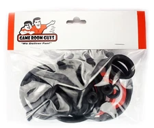 Stern AC/DC Limited Edition Pinball Machine Replacement Rubber Ring Kit Black