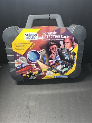 Brand New Packaging Science And Play Forensic Detective Case Full Of Accessories