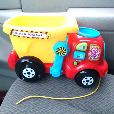 VTech Drop and Go Dump Truck Toddler Learning Toy Boy Toys Early Education.
