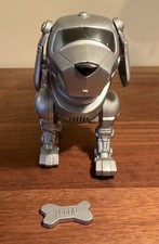 Tekno Robot Electronic Dog Pet with Bone - Vintage - Working