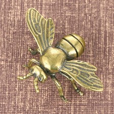 Bienen Skulptur, Miniatur Ornament, Dekoration, Tierfigur, Geschenk, Messing,