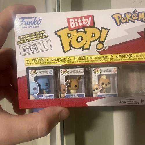 Bitty Pop! Funko Pokemon Three Pack Squirtle Eevee Growlithe