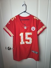 RARE Patrick Mahomes 15 Kansas City Chiefs Nike Jersey Red On field Men  s 44