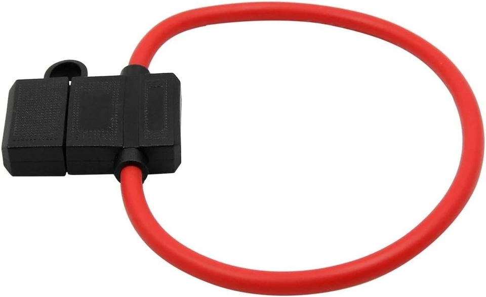 5 Pack 10 Gauge In-line ATC Fuse Holder+15 AMP Fuse w/Cover Car Truck Install US - Image 4 of 4