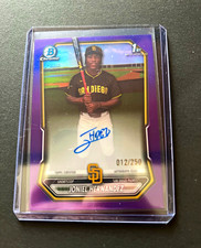 Joniel Hernandez Bowman Chrome 2026 Purple /250 Auto