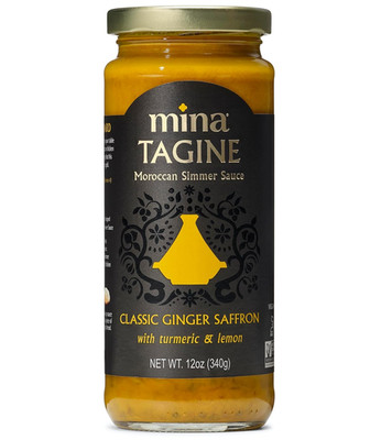 Tagine Moroccan Chicken Simmer Sauce, 12 Oz - Classic Ginger Saffron Made with T