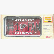 RARE! 1980's Officially NFL Atlanta Falcons Metal Sign Neon 13