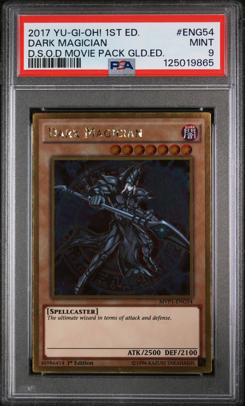 2017 1ST ED #ENG54 DARK MAGICIAN PSA 9
