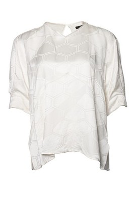Isabel Marant Weiße Bluse Mit Grafikprint Weiblich Weiß 40