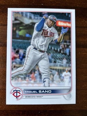2022 TOPPS MLB Baseball #123 Miguel Sano Minnesota Twins
