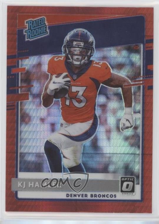 2020 Panini Donruss Optic Rated Rookies Red Hyper Prizm KJ Hamler #170 Rookie RC