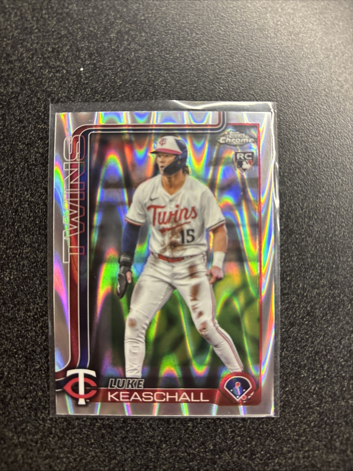 2025 Topps Chrome Update Series - Luke Keaschall #USC106 RayWave Refractor (RC)
