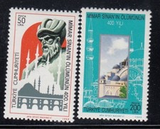 TURKEY Mimar Sinan, Architect MNH set
