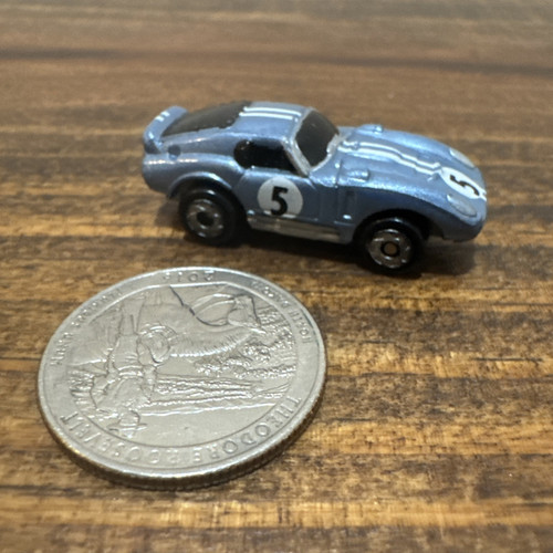 1994 Micro Machines 1964 Shelby Cobra Daytona Coupe Blue #5 LGTI - Picture 1 of 7